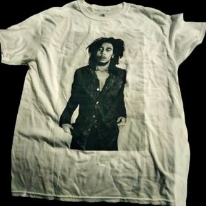 Zion Bob Marley tshirt white size L